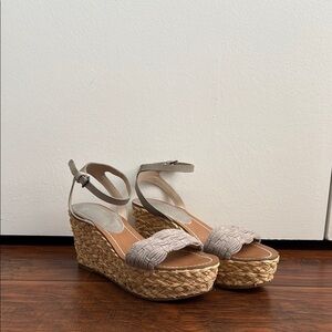 Splendid Women's Beige Wedge Sandals
